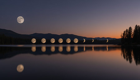 Natural Landscape Photography for Background Useの写真素材