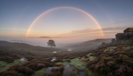 Natural Landscape Photography for Background Useの写真素材