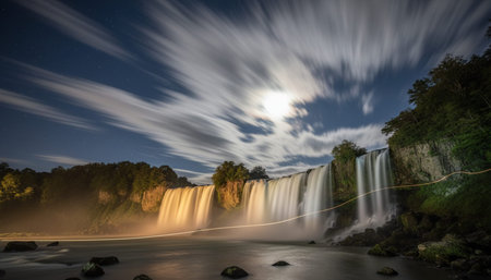 Natural Landscape Photography for Background Useの写真素材