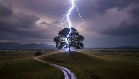 Natural Landscape Photography for Background Useの写真素材