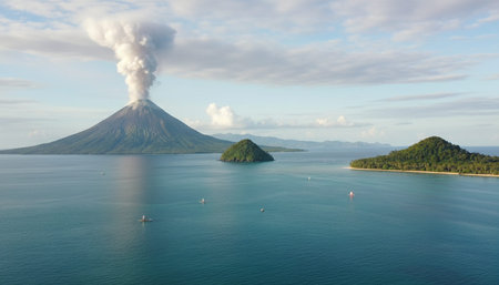 Natural Landscape Photography for Background Useの写真素材