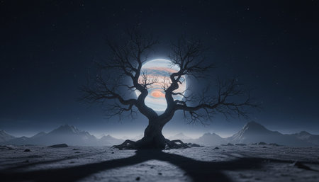 Natural Landscape Photography for Background Useの写真素材