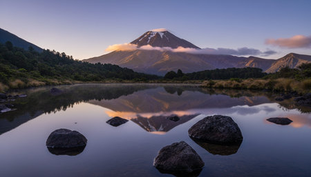 Natural Landscape Photography for Background Useの写真素材