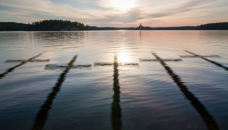 Natural Landscape Photography for Background Useの写真素材