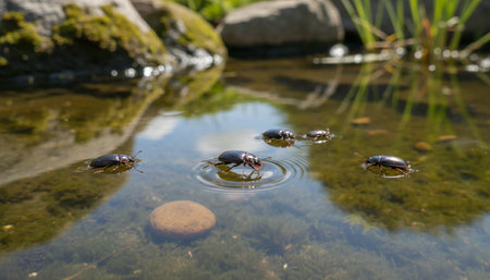 Natural Landscape Photography for Background Useの写真素材