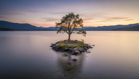 Natural Landscape Photography for Background Useの写真素材