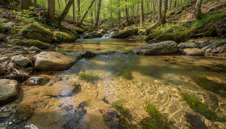 Natural Landscape Photography for Background Useの写真素材