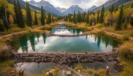 Natural Landscape Photography for Background Useの写真素材