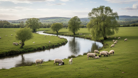 Natural Landscape Photography for Background Useの写真素材