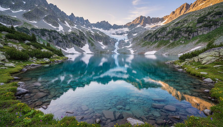 Natural Landscape Photography for Background Useの写真素材