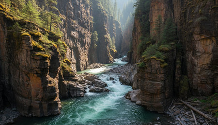 Natural Landscape Photography for Background Useの写真素材