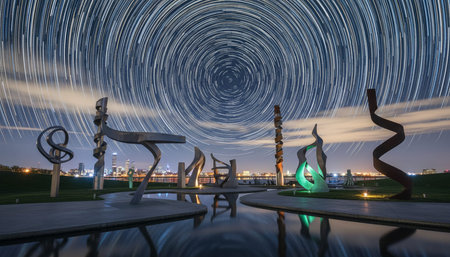 Natural Landscape Photography for Background Useの写真素材