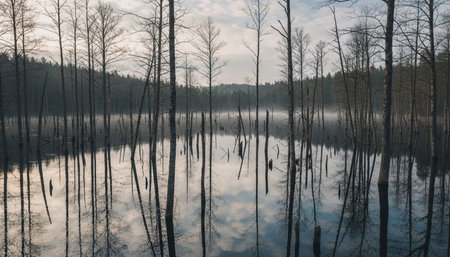 Natural Landscape Photography for Background Useの写真素材