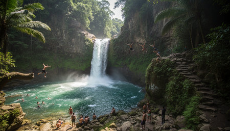 Natural Landscape Photography for Background Useの写真素材