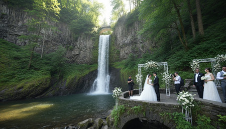 Natural Landscape Photography for Background Useの写真素材