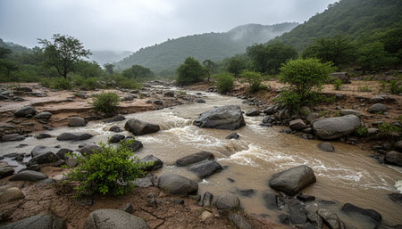 Natural Landscape Photography for Background Useの写真素材