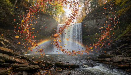 Natural Landscape Photography for Background Useの写真素材