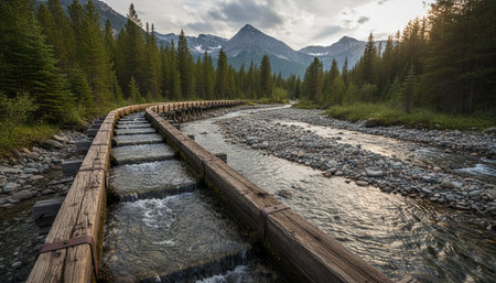 Natural Landscape Photography for Background Useの写真素材