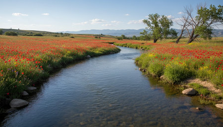 Natural Landscape Photography for Background Useの写真素材