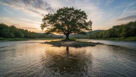 Natural Landscape Photography for Background Useの写真素材