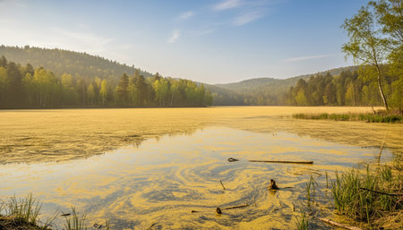 Natural Landscape Photography for Background Useの写真素材