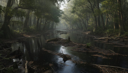 Natural Landscape Photography for Background Useの写真素材