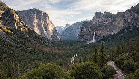 Natural Landscape Photography for Background Useの写真素材