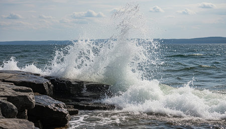 Natural Landscape Photography for Background Useの写真素材