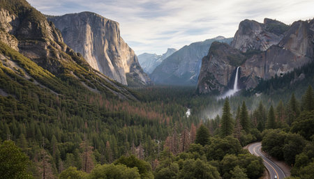 Natural Landscape Photography for Background Useの写真素材