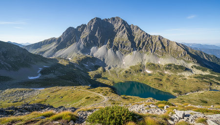 Natural Landscape Photography for Background Useの写真素材