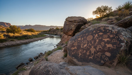 Natural Landscape Photography for Background Useの写真素材