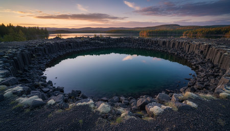 Natural Landscape Photography for Background Useの写真素材