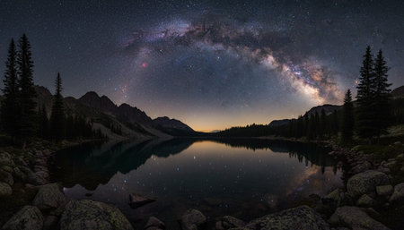 Natural Landscape Photography for Background Useの写真素材