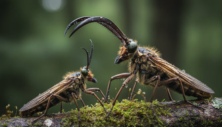 Insect wildlife photographyの写真素材