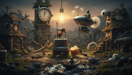 Insect wildlife photographyの写真素材