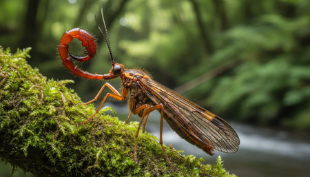 Insect wildlife photographyの写真素材