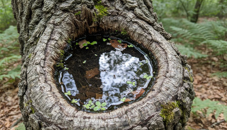 Tree plantation photographyの写真素材