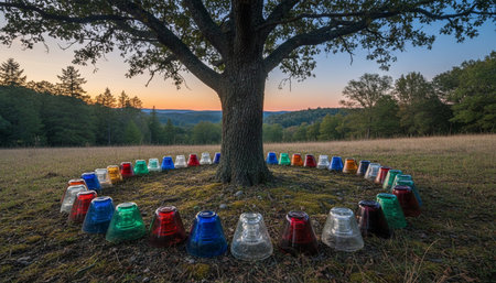 Tree plantation photographyの写真素材