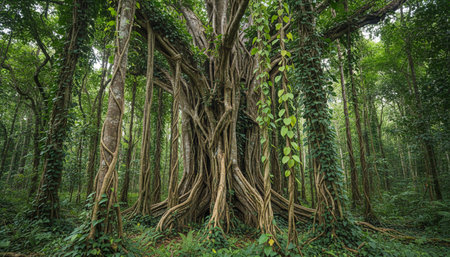 Tree plantation photographyの写真素材