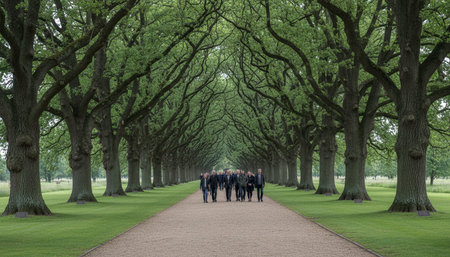 Tree plantation photographyの写真素材