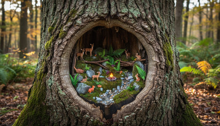 Tree plantation photographyの写真素材