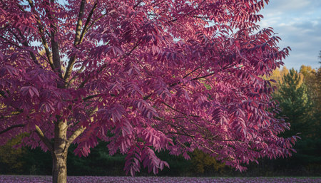 Tree plantation photographyの写真素材