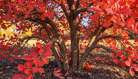 Tree plantation photographyの写真素材