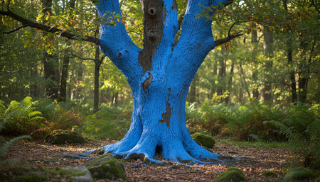 Tree plantation photographyの写真素材