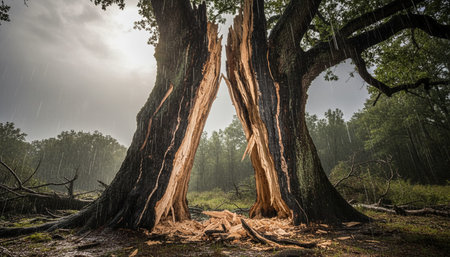 Tree plantation photographyの写真素材