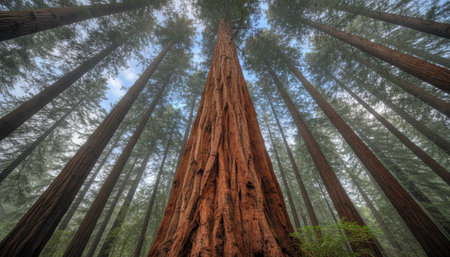 Tree plantation photographyの写真素材