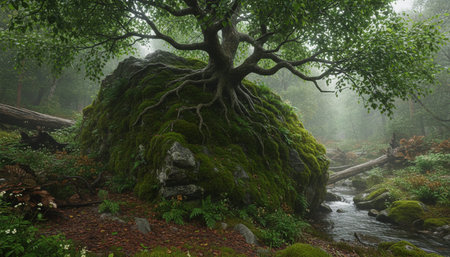 Tree plantation photographyの写真素材
