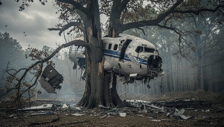 Tree plantation photographyの写真素材