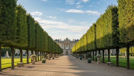 Tree plantation photographyの写真素材