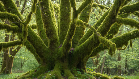 Tree plantation photographyの写真素材